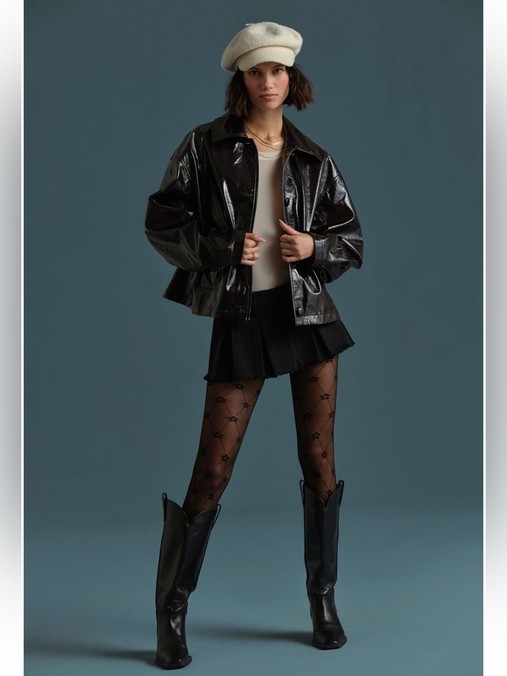 Free People Vegan Kitty Swing Jacket